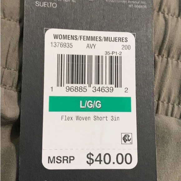 Under Armor Womens light weight exercise shorts NWT. - Picture 2 of 4